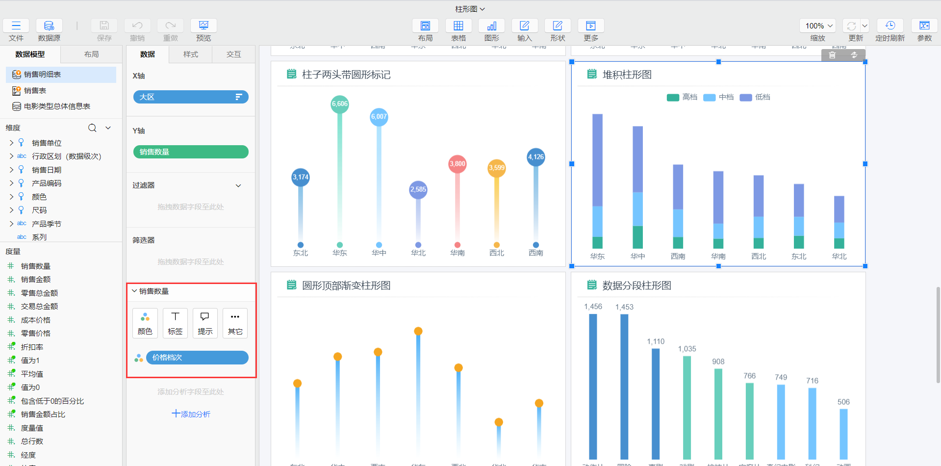 堆积图